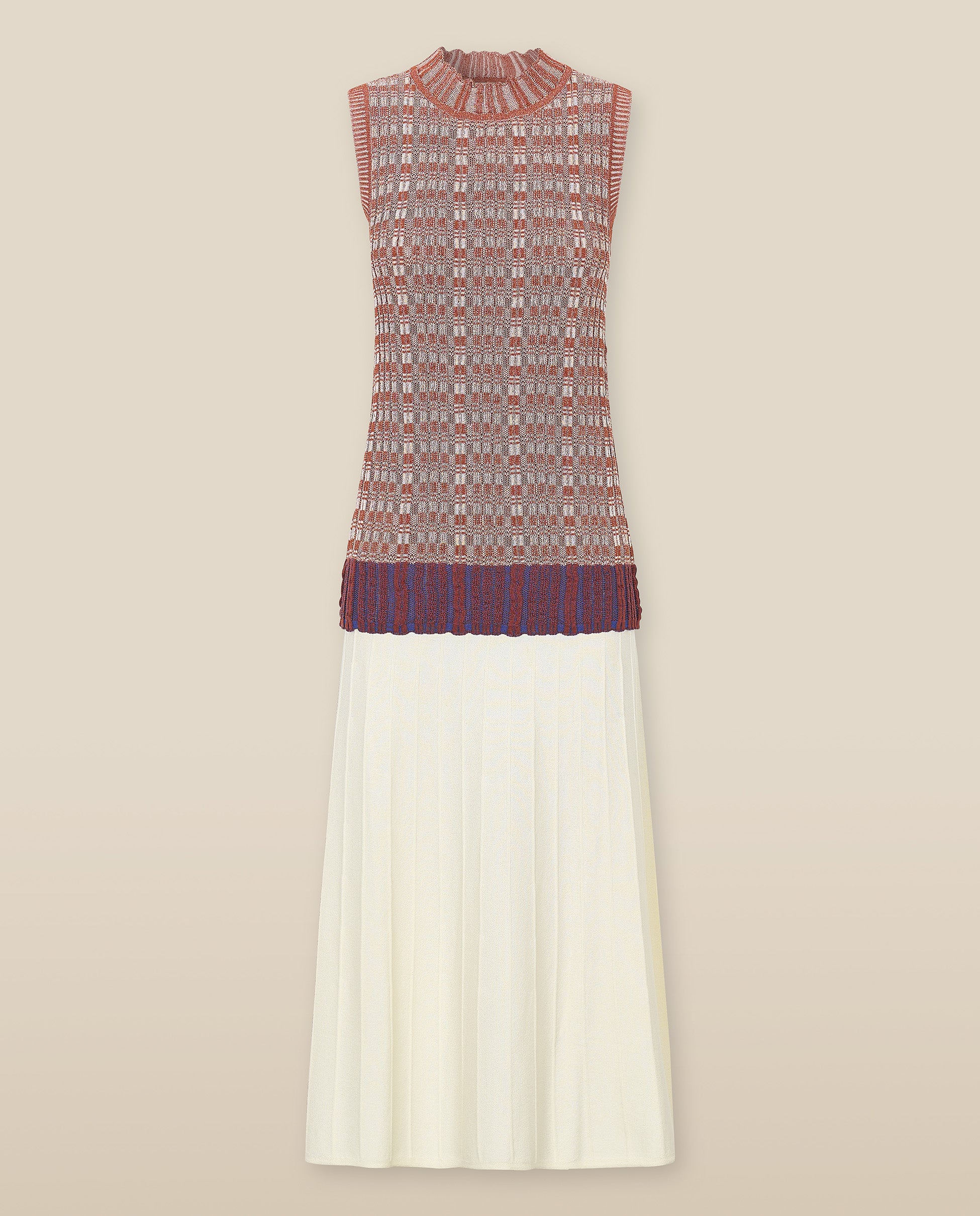UDUKU Multicoloured Knitted Midi Dress