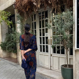 LUCY | Botanical Print Trousers