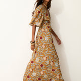 SAGEBRUSH | Mustard Long Dress