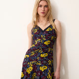 MORRIS | Blue Cotton Floral Dress