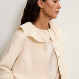 KORE | Ruffle Collar Overshirt