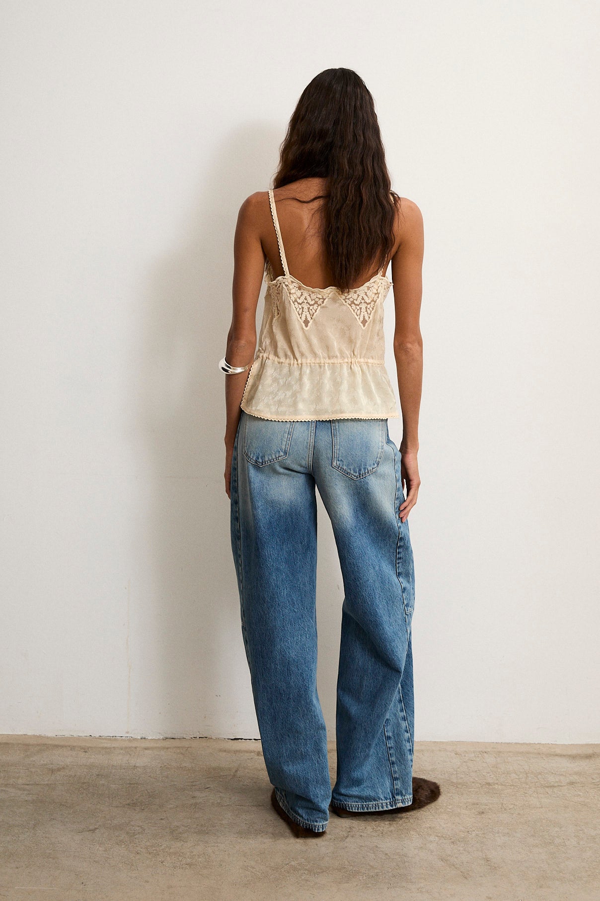 JAMIE | Pantalón Denim de algodón 100% de corte recto
