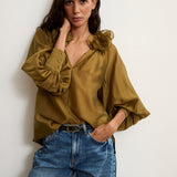 TULIPE | Ruffled Collar Blouse