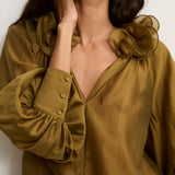 TULIPE | Ruffled Collar Blouse