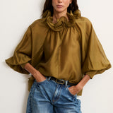 TULIPE | Ruffled Collar Blouse