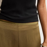 TIRSO | Soft Khaki Wide-Leg Trousers