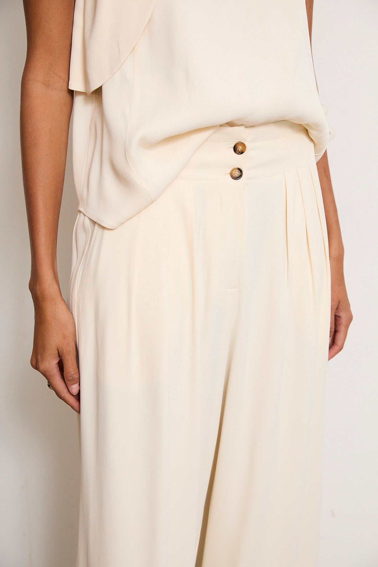 VALERIE | Pantalón fluido ecru