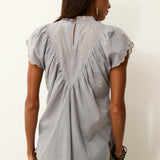 LUKA | Light Blue Cotton Blouse