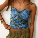 LILA | Top Lila de Algodón 100% Estampado