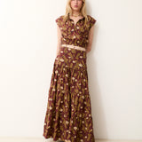 MARY | Printed Cotton Long Skirt