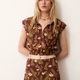 MARY | Printed Cotton Top