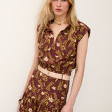 MARY | Printed Cotton Top