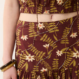 MARY | Printed Cotton Long Skirt