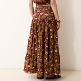 MARY | Printed Cotton Long Skirt