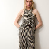 THYSSEN | Italian Fabric Wide-leg Trousers