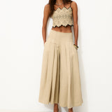 MORRIS | Ecru 100% Linen Trousers