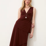 GINEVRA | Brown Asimetric Top