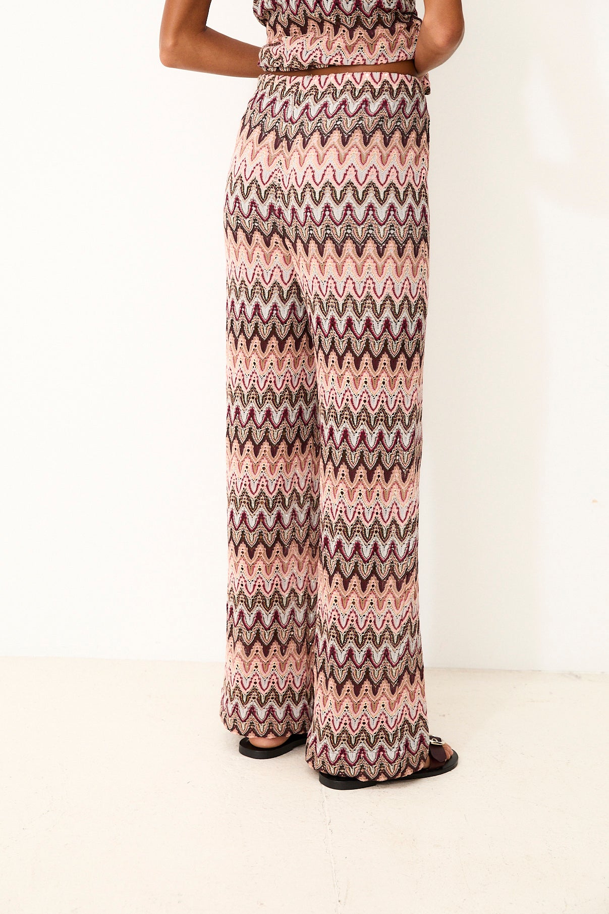 BRUNA | Burgundy Italian Fabric Trousers