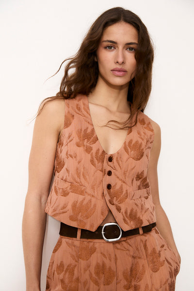 AMBER | Terracotta vest – MAKSU