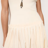 LINA | Vestido de punto y algodón