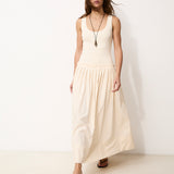 LINA | Vestido de punto y algodón