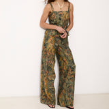 LINETTE | 100% Linen Printed Top