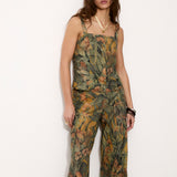 LINETTE | 100% Linen Printed Top