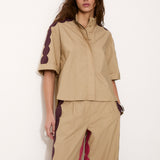 CANDY | Cotton Blouse with Hand Embroidery