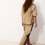 CANDY | Cotton Trousers with Hand Embroidery