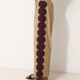 CANDY | Cotton Trousers with Hand Embroidery