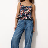 JAMIE | 100% Cotton Straight-leg Denim Trousers