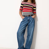 JAMIE | 100% Cotton Straight-leg Denim Trousers