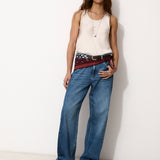 JAMIE | 100% Cotton Straight-leg Denim Trousers