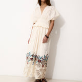 DREAM | 100% Cotton White Midi Dress