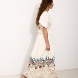 DREAM | 100% Cotton White Midi Dress
