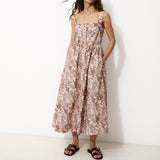 HANA | 100% Liberty Cotton Midi Dress
