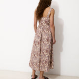 HANA | 100% Liberty Cotton Midi Dress
