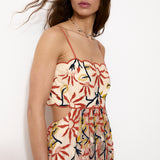 EMMA | Midi Dress with Artisanal Embroidery