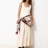 BLOOMFIGHT | Cotton and silk scarf