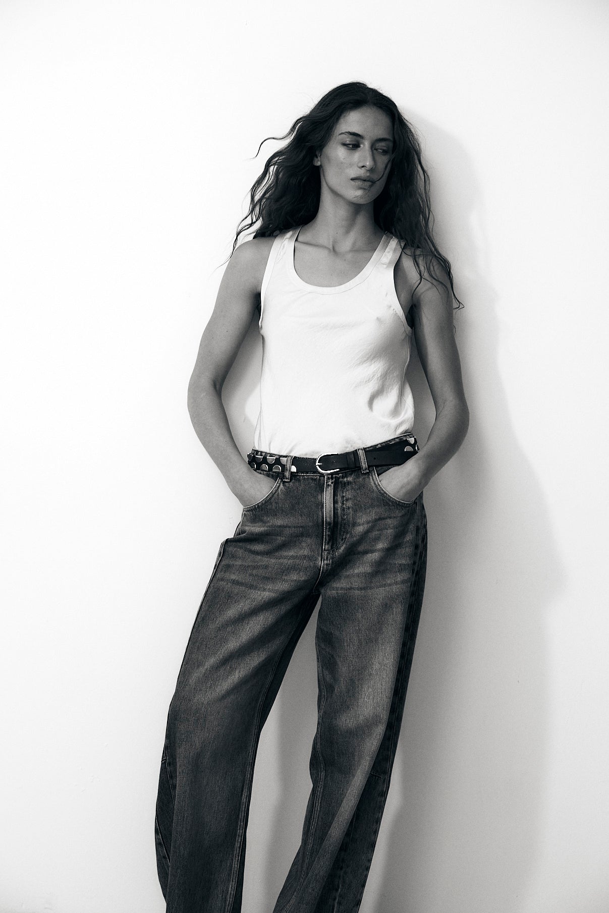 JAMIE | 100% Cotton Straight-leg Denim Trousers