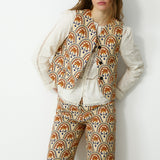 CONNIE | Printed Cotton Vest
