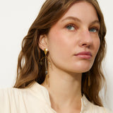 BALAKATA | Gold-Plated Labradorite Drop Earrings