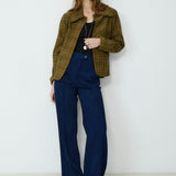 FRANCINE | Mustard Check Jacket