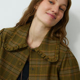 FRANCINE | Mustard Check Jacket