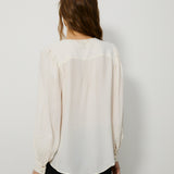 ALMA | Ecru Embroidered Blouse