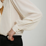 ALMA | Ecru Embroidered Blouse