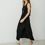 SEMA | Black Sleeveless Midi Dress