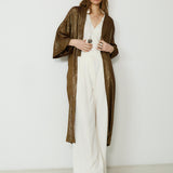 AURA | Bronze Metallic Sparkle Kimono