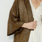 AURA | Bronze Metallic Sparkle Kimono