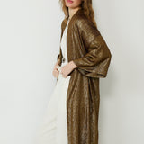AURA | Bronze Metallic Sparkle Kimono